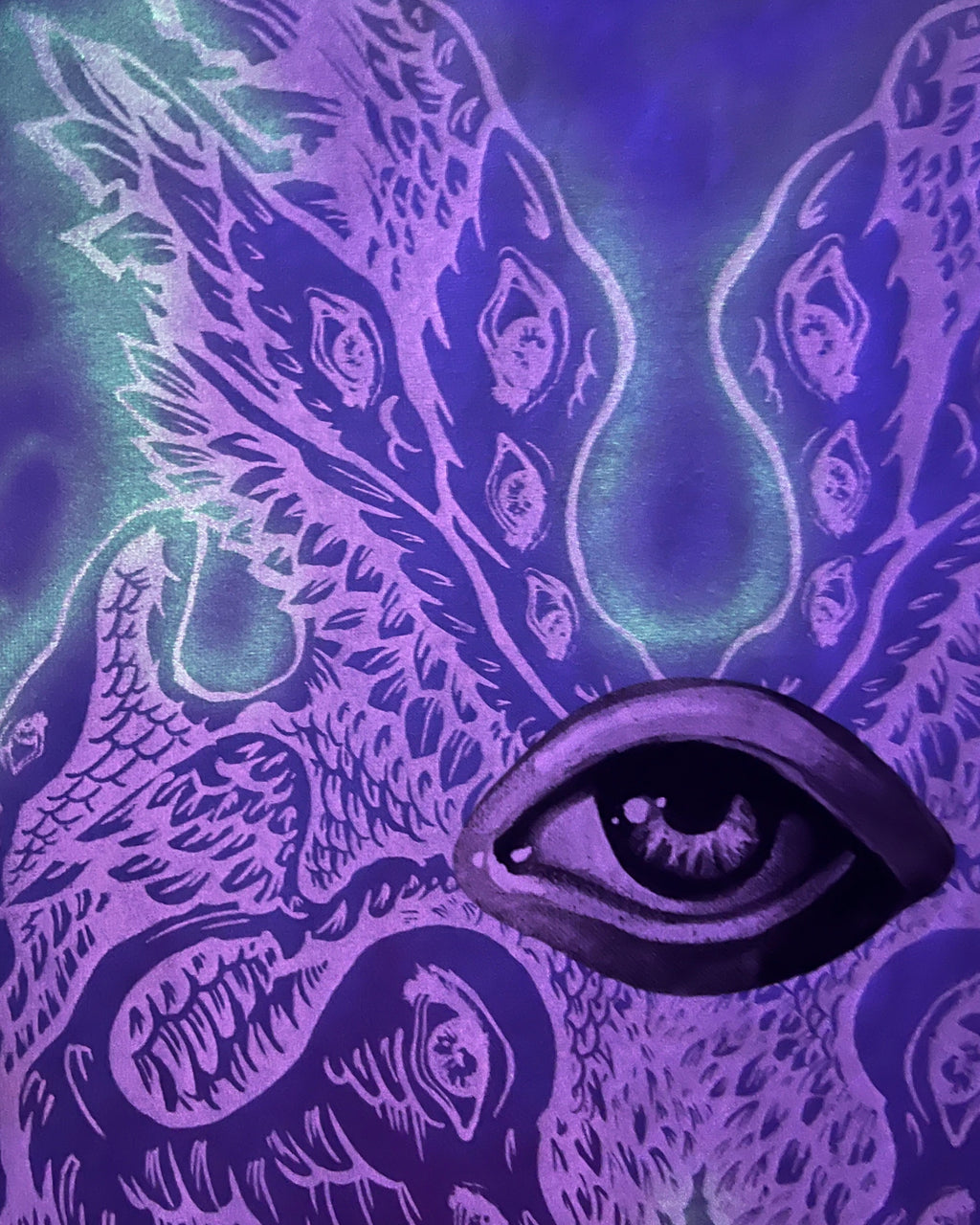 I choose freedom over fear (oversized XL) (glows under UV light)