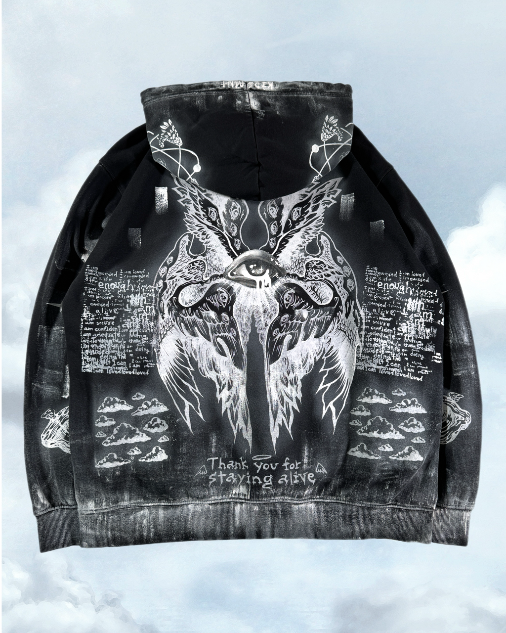 My soul thrives beyond perfection (oversized L)